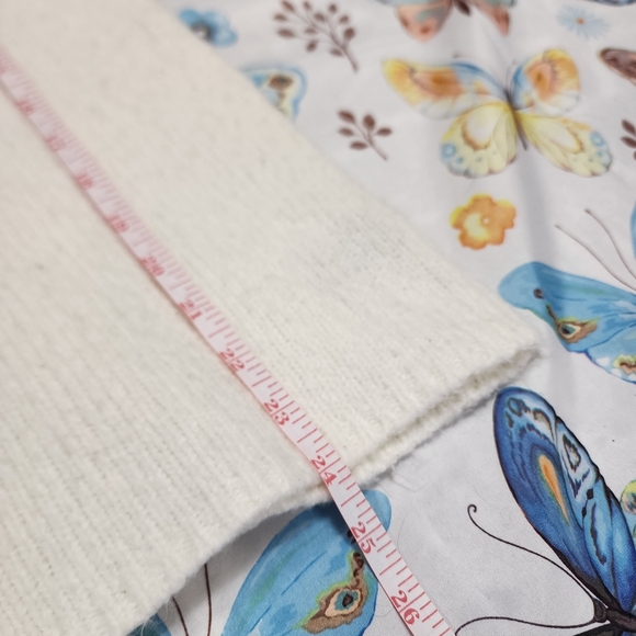 Womens Cream Short Sleeve Cowl Turtle Neck Sweater Size Small - Picture 10 of 10